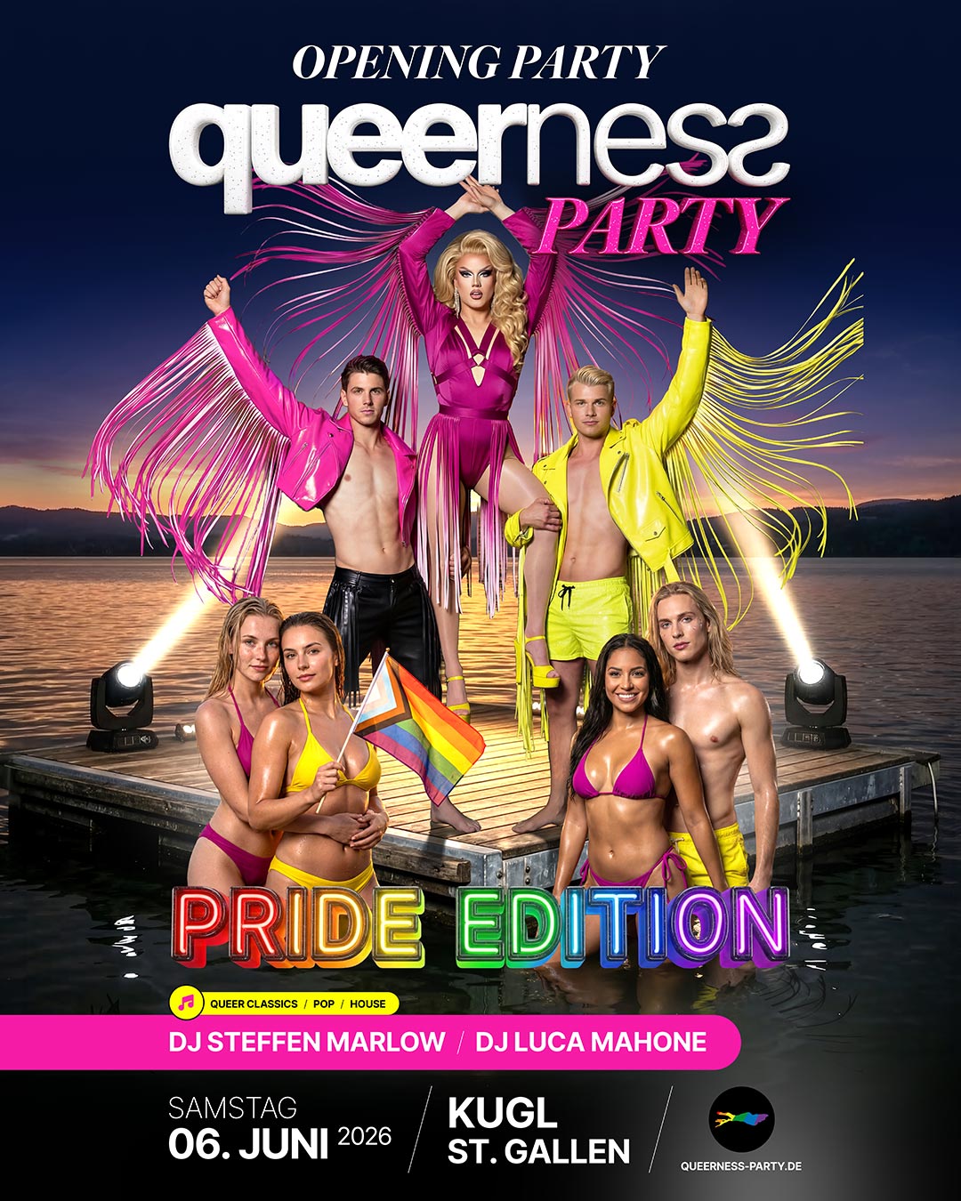 Queerness-Party im KUGL St. Gallen | Pride Edition 🌈✨