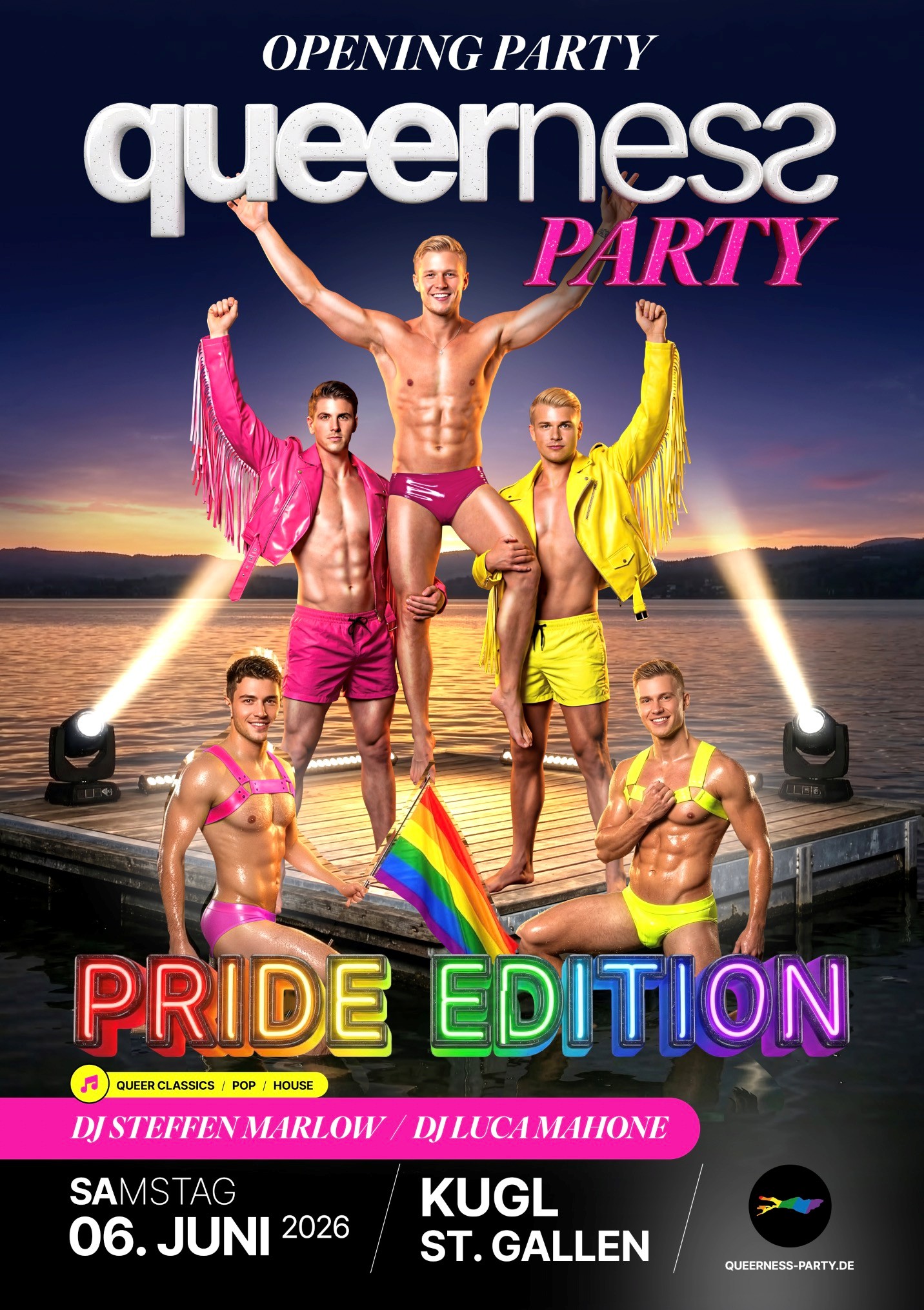 Queerness-Party im KUGL St. Gallen | Pride Edition 🌈✨