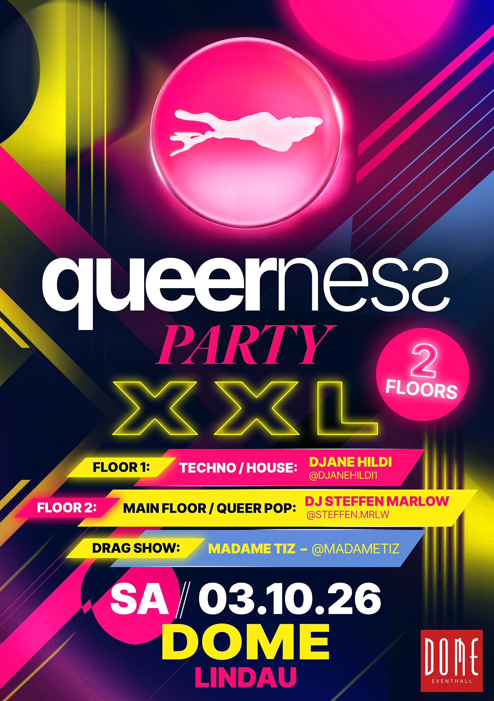 Queerness Party XXL Lindau Club Dome
